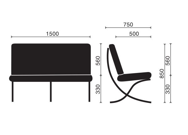 Ghế Sofa BARCELONA ĐÔI - Ảnh 2